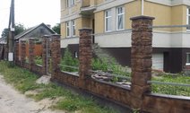 Забор из камня Тирольский Балтийск